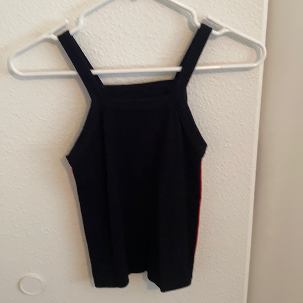Black tank top